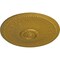 Ekena Millwork Bailey Ceiling Medallion (Fits Canopies up to 4"), Hand-Painted Pharaohs Gold, 18 1/8"OD x 3/4"P CM19BIPGS - alternate 3